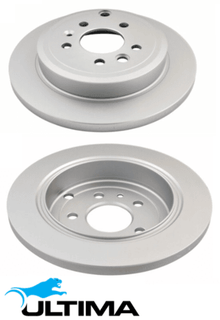 ULTIMA REAR DISC BRAKE ROTOR SET TO SUIT FORD FAIRLANE BA BF BARRA 182 190 4.0L I6