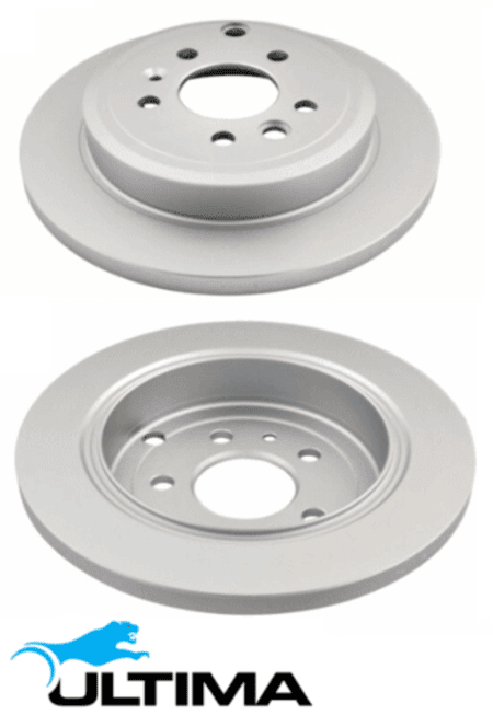 ULTIMA REAR DISC BRAKE ROTOR SET TO SUIT FORD FALCON FG FG X DURATEC T ...