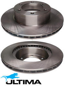 ULTIMA FRONT VENTED DISC BRAKE ROTOR SET TO SUIT TOYOTA 5VZ-FE 3.4L V6