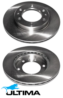 ULTIMA FRONT VENTED DISC BRAKE ROTOR SET TO SUIT HONDA ODYSSEY RA J30A J30A3 3.0L V6