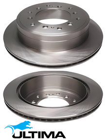 ULTIMA REAR DISC BRAKE ROTOR SET TO SUIT TOYOTA 1GD-FTV 2TR-FE 1KD-FTV 2.8L 2.7L 3.0L I4
