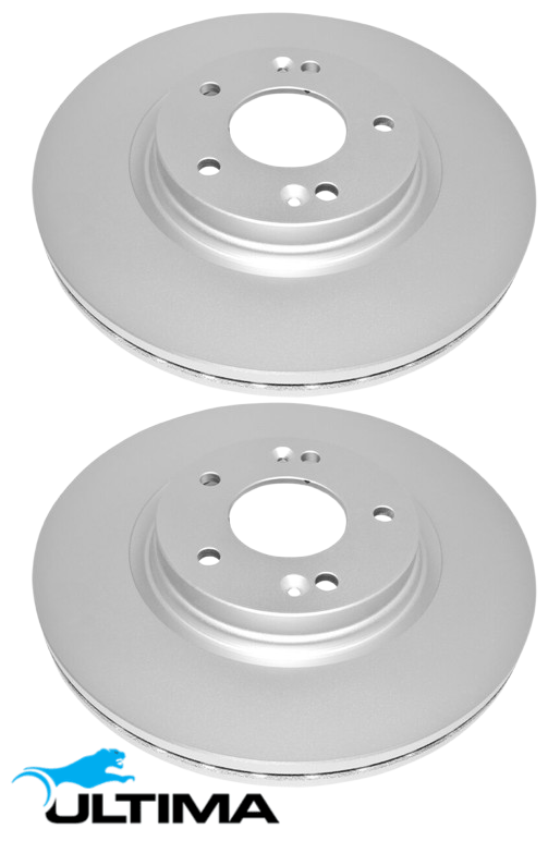 ULTIMA FRONT VENTED DISC BRAKE ROTOR SET TO SUIT KIA CERATO BD G4FJ TURBO 1.6L I4