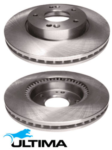 ULTIMA FRONT VENTED DISC BRAKE ROTOR SET TO SUIT KIA SPORTAGE KM G6BA 2.7L V6 OD 280MM