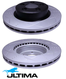 ULTIMA FRONT DISC BRAKE ROTOR SET TO SUIT FORD TERRITORY SZ 276DT TURBO DIESEL 2.7L V6