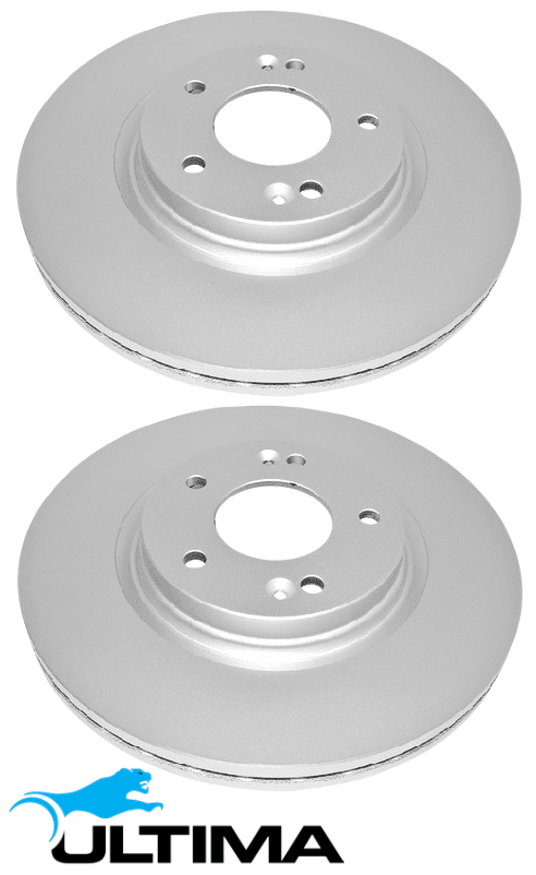 ULTIMA FRONT VENTED DISC BRAKE ROTOR SET FOR HYUNDAI TUCSON TL TLE G4FJ G4NA G4NC D4HA 1.6L 2.0L I4
