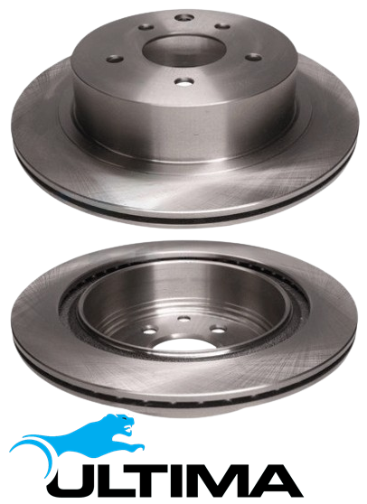ULTIMA REAR VENTED DISC BRAKE ROTOR SET FOR NISSAN STAGEA M35 VQ25DD VQ30DD VQ35DE 2.5L 3.0L 3.5L V6