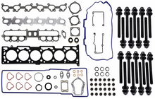 MLS VALVE REGRIND GASKET SET & HEAD BOLTS PACK FOR FORD TERRITORY SY BARRA 245T TURBO 4.0L I6