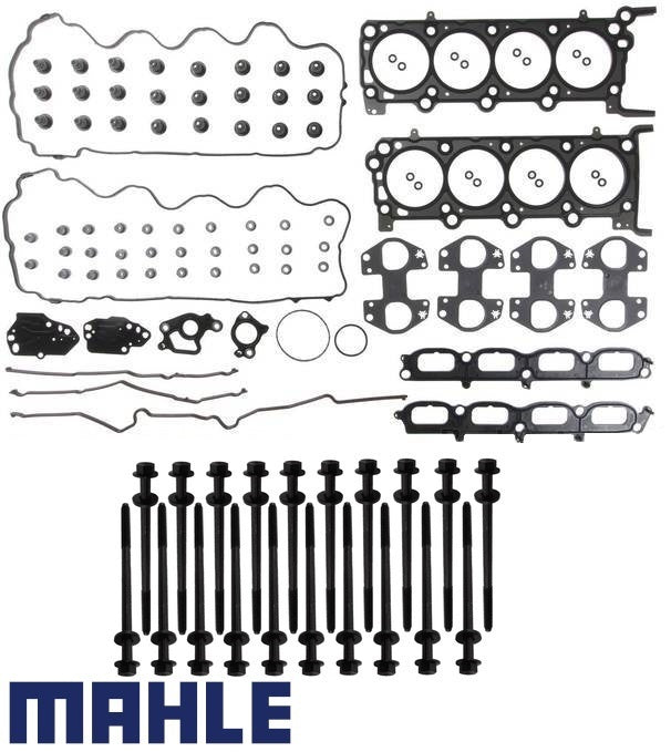 MAHLE VALVE REGRIND GASKET SET AND HEAD BOLTS PACK TO SUIT FORD FAIRLANE BA BF BARRA 220 230 5.4L V8