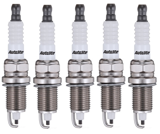 SET OF 5 AUTOLITE SPARK PLUGS TO SUIT VOLKSWAGEN KOMBI T4 AET 2.5L I5