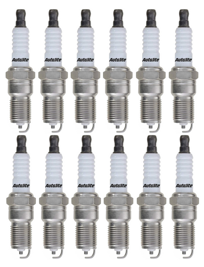SET OF 12 AUTOLITE SPARK PLUG TO SUIT MERCEDES BENZ ML350 W163 M112.970 3.7L V6