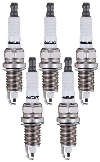 SET OF 5 AUTOLITE SPARK PLUGS TO SUIT AUDI 200T C3 MC TURBO 2.2L I5