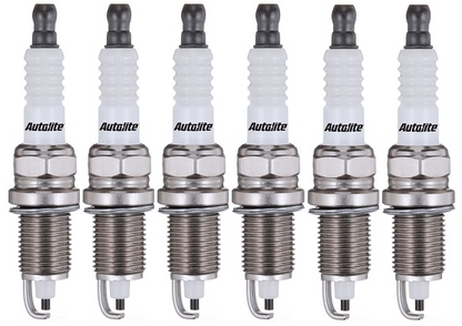 SET OF 6 AUTOLITE SPARK PLUGS TO SUIT MERCEDES BENZ 260E W124 M103.940 2.6L I6