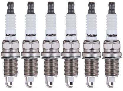 SET OF 6 AUTOLITE SPARK PLUGS TO SUIT MAZDA 929 HC HE JE JE-ZE 3.0L V6 FROM 01/1990