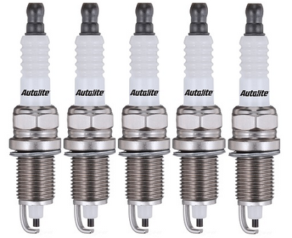 SET OF 5 AUTOLITE SPARK PLUGS TO SUIT AUDI 80 B4 NG 2.3L I5