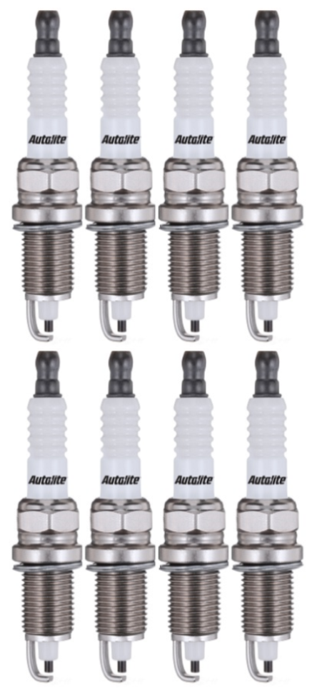 SET OF 8 AUTOLITE SPARK PLUGS TO SUIT AUDI S6 C5 AQJ ANK 4.2L V8