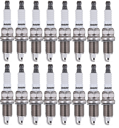 SET OF 16 AUTOLITE SPARK PLUGS TO SUIT MERCEDES BENZ CLK500 C209 A209 M113.968 5.0L V8