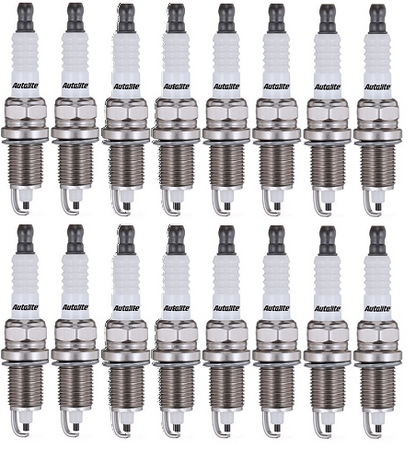 SET OF 16 AUTOLITE SPARK PLUGS TO SUIT MERCEDES BENZ C43T AMG S202 M113.944 4.3L V8