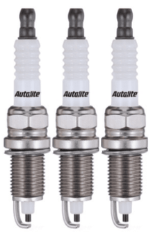 SET OF 3 AUTOLITE SPARK PLUGS TO SUIT DAIHATSU HANDIVAN L500S EF-EL 0.7L I3