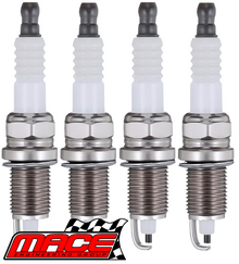 SET OF 4 MACE COPPER CORE SPARK PLUGS TO SUIT MITSUBISHI LANCER CC 4G93T TURBO 1.8L I4
