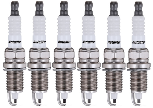 SET OF 6 AUTOLITE SPARK PLUG TO SUIT MAZDA MPV LV JEE 3.0L V6 FROM 04/1996