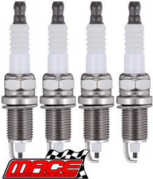 SET OF 4 MACE COPPER CORE SPARK PLUGS TO SUIT NISSAN CG13DE SR20DE KA24DE 1.3L 2.0L 2.4L I4