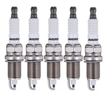 SET OF 5 AUTOLITE SPARK PLUGS TO SUIT AUDI 90 B3 7A 2.3L I5