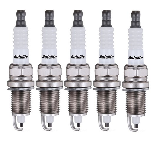 SET OF 5 AUTOLITE SPARK PLUGS TO SUIT AUDI S4 C4 AAN TURBO 2.2L I5