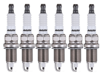 SET OF 6 AUTOLITE COPPER CORE SPARK PLUGS TO SUIT BMW S54B32 N54B30 TWIN TURBO 3.0L 3.2L I6