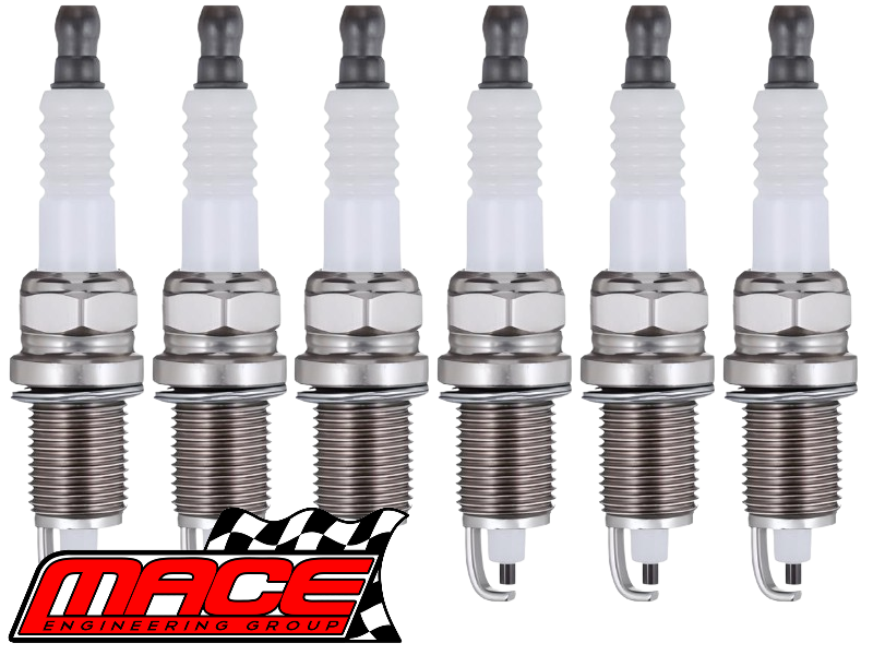SET OF 6 MACE COPPER CORE SPARK PLUGS TO SUIT HOLDEN ONE TONNER WB WL 3.3L I6
