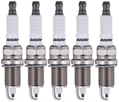 SET OF 5 AUTOLITE SPARK PLUGS TO SUIT VOLVO V70 P80 B5254T TURBO 2.4L I5