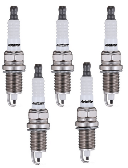 SET OF 5 AUTOLITE SPARK PLUGS TO SUIT VOLKSWAGEN AZX AQN 2.3L V5