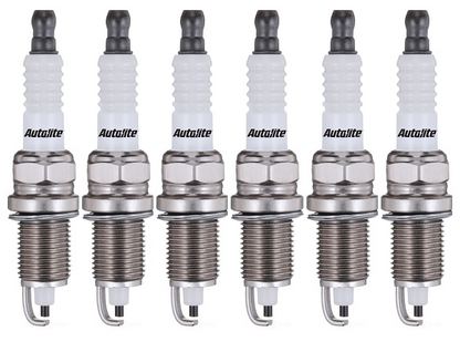 SET OF 6 AUTOLITE SPARK PLUGS TO SUIT SUBARU TRIBECA WX EZ36D 3.6L F6 TILL 12/2009