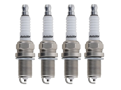 SET OF 4 AUTOLITE SPARK PLUGS TO SUIT FORD CORSAIR UA CA20E 2.0L I4 EXHAUST SIDE