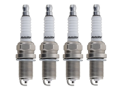 SET OF 4 AUTOLITE SPARK PLUGS TO SUIT FORD LASER KF KH KJ KL KN KQ B6 BPME FP 1.6L 1.8L I4