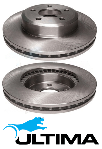 ULTIMA FRONT DISC BRAKE ROTOR SET TO SUIT FORD FALCON BA BARRA BOSS 220 260 5.4L V8