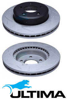ULTIMA FRONT DISC BRAKE ROTOR SET TO SUIT FORD LTD BA BARRA 220 5.4L V8