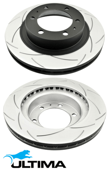 ULTIMA FRONT DISC BRAKE ROTORS FOR TOYOTA 1KD-FTV 2KD-FTV 1GDFTV 2GDFTV 2TRFE 2.4 2.5 2.7 2.8 3.0 I4