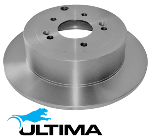 REAR SOLID DISC BRAKE ROTORS TO SUIT KIA SORENTO XM G4KE G4KJ 2.4L I4 186.4MM INTERNAL MOUNTING FACE