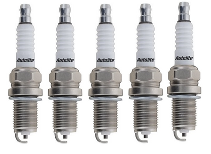 SET OF 5 AUTOLITE SPARK PLUGS TO SUIT VOLKSWAGEN TRANSPORTER T4 AET 2.5L I5