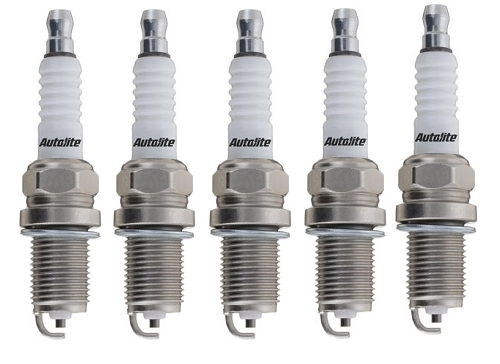 SET OF 5 AUTOLITE SPARK PLUGS TO SUIT VOLKSWAGEN KOMBI T4 AET 2.5L I5