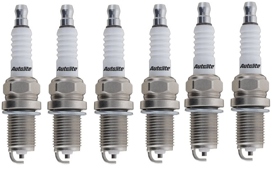 SET OF 6 AUTOLITE SPARK PLUGS TO SUIT NISSAN SKYLINE R32 R33 R34 RB26DETT TWIN TURBO 2.6L I6