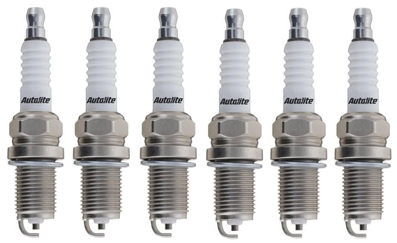 SET OF 6 AUTOLITE SPARK PLUGS TO SUIT MERCEDES BENZ 300SE W126 M103.981 3.0L I6