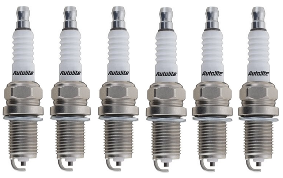 SET OF 6 AUTOLITE SPARK PLUGS TO SUIT MAZDA 929 HC HE JE JE-ZE 3.0L V6 FROM 01/1990