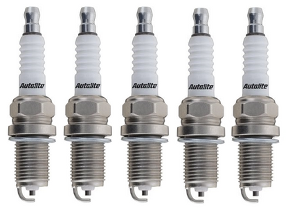 SET OF 5 AUTOLITE SPARK PLUGS TO SUIT AUDI 80 B4 NG 2.3L I5