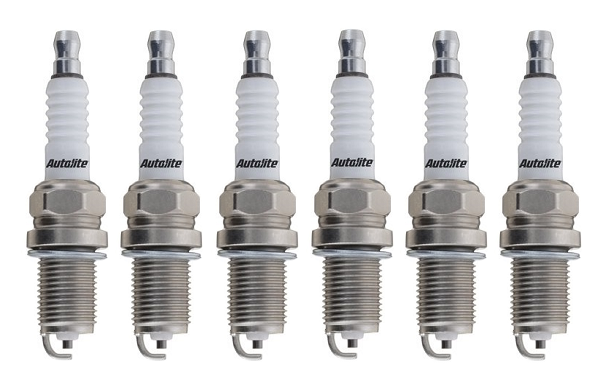 SET OF 6 AUTOLITE SPARK PLUGS TO SUIT SAAB 900 B258I 2.5L V6