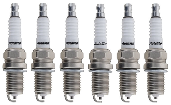 SET OF 6 AUTOLITE SPARK PLUGS TO SUIT SAAB 9000 B308I 3.0L V6