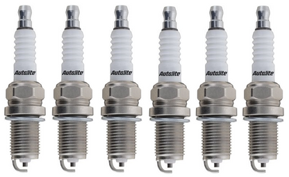 SET OF 6 AUTOLITE SPARK PLUGS TO SUIT SAAB 9000 B308I 3.0L V6