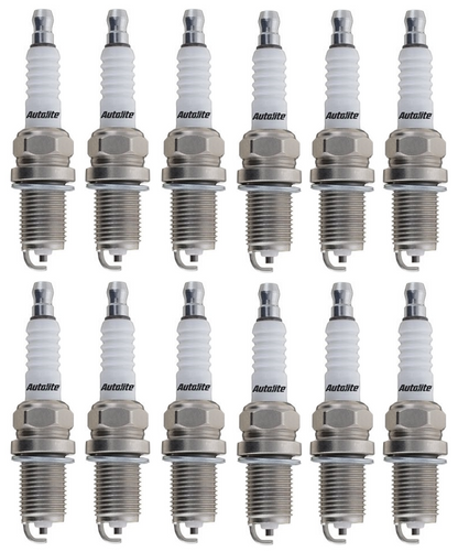 SET OF 12 AUTOLITE SPARK PLUGS TO SUIT AUDI A8 D3 BHT 6.0L W12