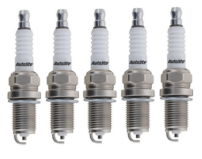 SET OF 5 AUTOLITE SPARK PLUGS TO SUIT FORDÂ FOCUS LS LT LV B5254T B5254T3 TURBO 2.5L I5