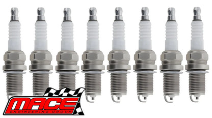 SET OF 8 MACE SPARK PLUGS TO SUIT FORD FALCON AU WINDSOR OHV MPFI 5.0L V8